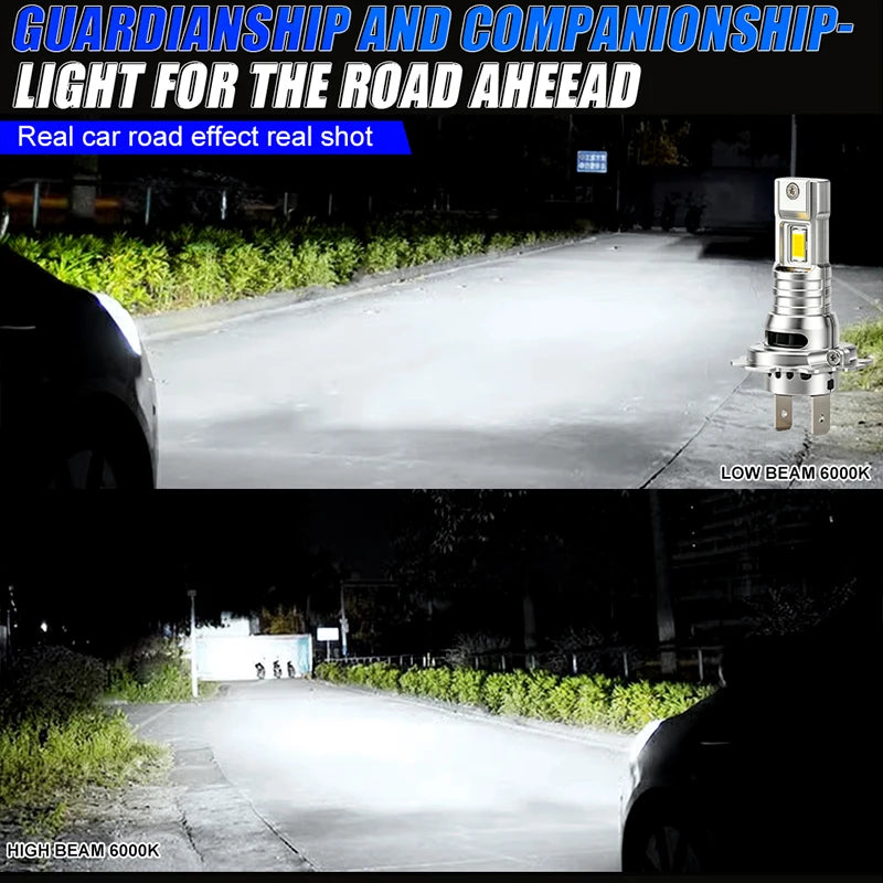 2PCS H7 H11 H4 Led Headlights Fog Lights H8 H9 Car LED Bulb 