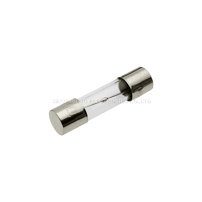 10PCS 5 20/6 30MM Slow-Blow Glass Tube Fuse T0.5A 1A 1.25A 1