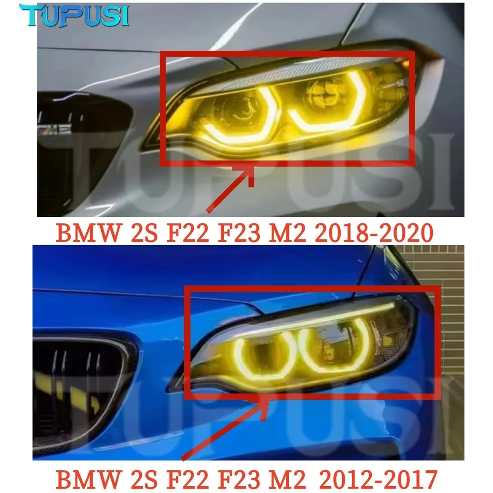 Angel Eyes For BMW M2 2 series DRL LED F22 F23 F87 LCI daytime running lights 63117494851 for BMW F87 F23