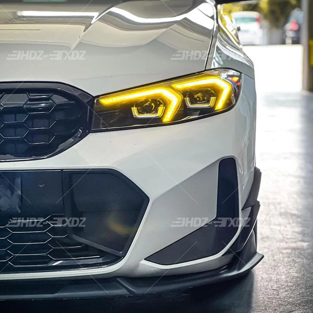DRL LED Chips Yellow Amber Blue Light For BMW 3 Series G20 G21 G28 LCI 22-24 US LED Headlight Daytime Running