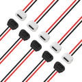 10pcs Type-C Female Chassis Waterproof 2P Solder Wire Type U