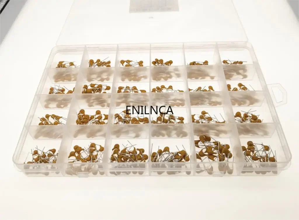 24values 20pcs 480pcs Monolithic Ceramic Capacitor 10pF 10uF
