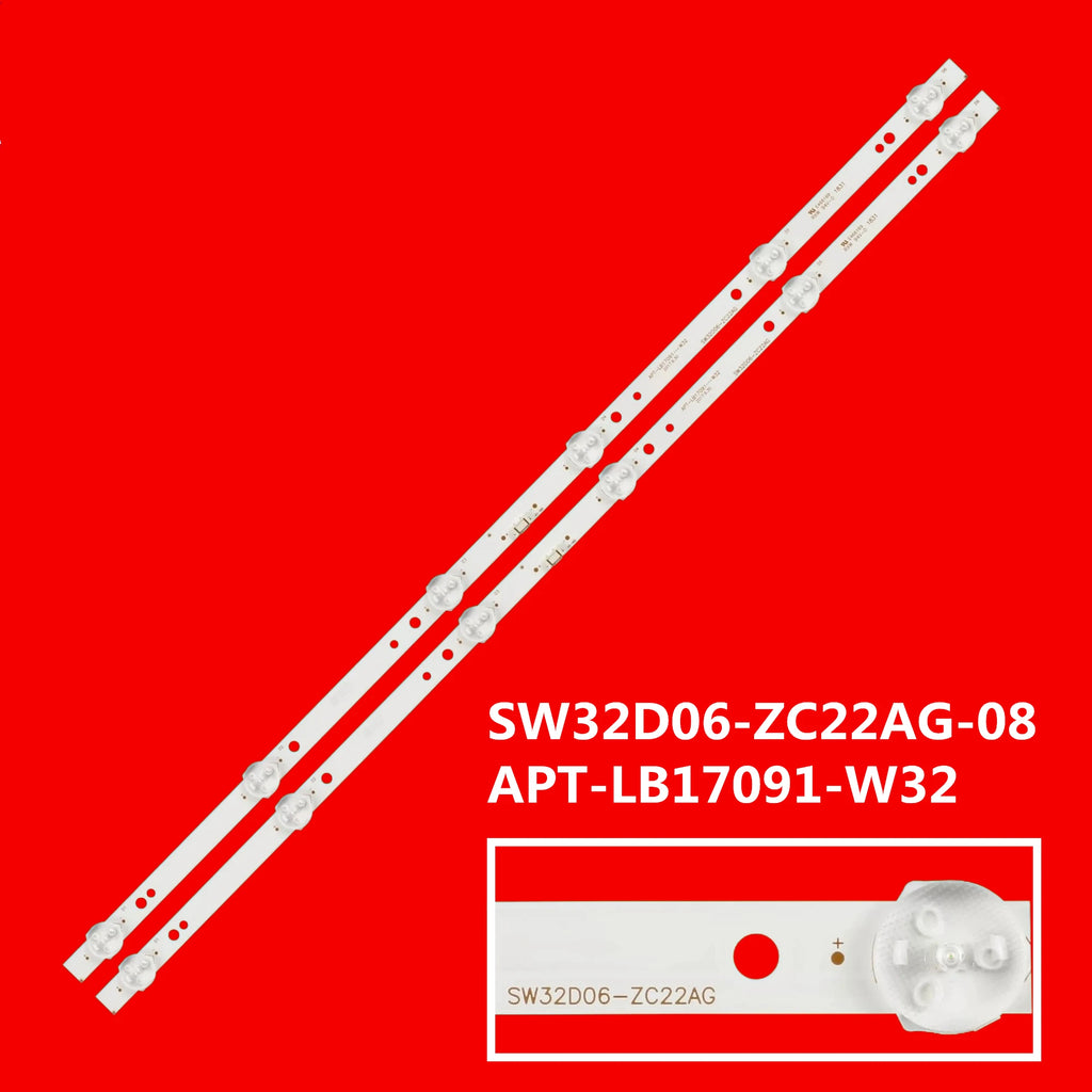 LED Backlight Strip for 10pcs LED Bar Backlight APT-LB17091-W32 303SW320036 SW32D06-ZC22AG-08 - Replacement