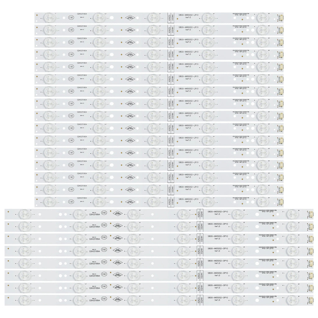 LED Backlight Strip for 65UH5500 65uh5500-ua 5835-W65002-LR40 5835-W65002-0P40 V650DJ4-QS5 65K2
