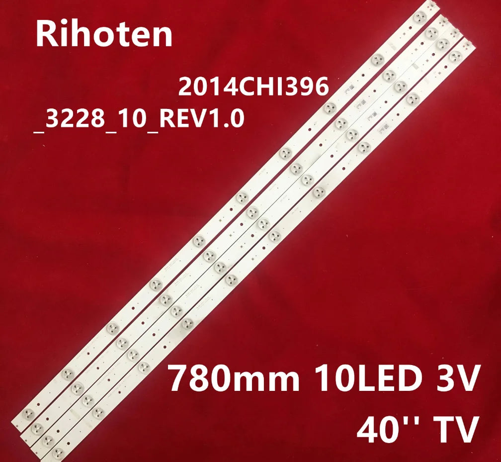 LED Backlight Strip for10 lamp for 40'' TV 2014CHI396_3228_10_REV1.0 LM41-00105A LED40K188 LED40EC290N