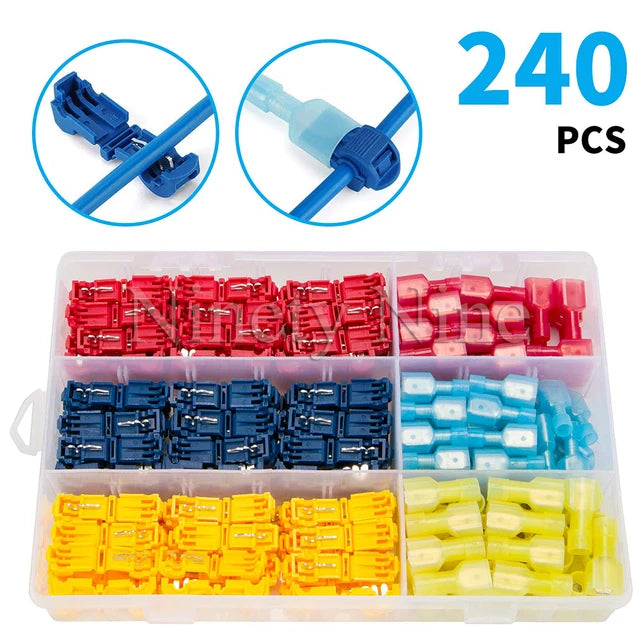Heat Shrinkable Wire Connectors SST21 Waterproof Sleeve AWG22-18 Butt Electrical Splice Tinned Solder Seal Terminal