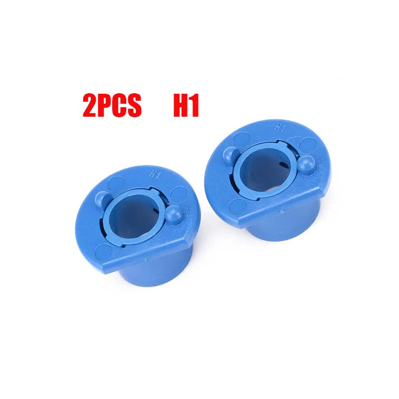 2pcs Car LED Halogen Headlight H1 Lamp Bulb Base Adapter Soc