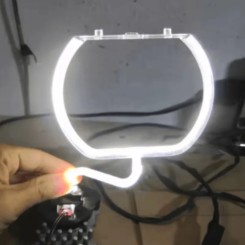 Xenon Headlight DRL Light Guide Plate Acrylic Strip Light Tube for BMW G30 5 Series 2018 2019 2020 Daytime