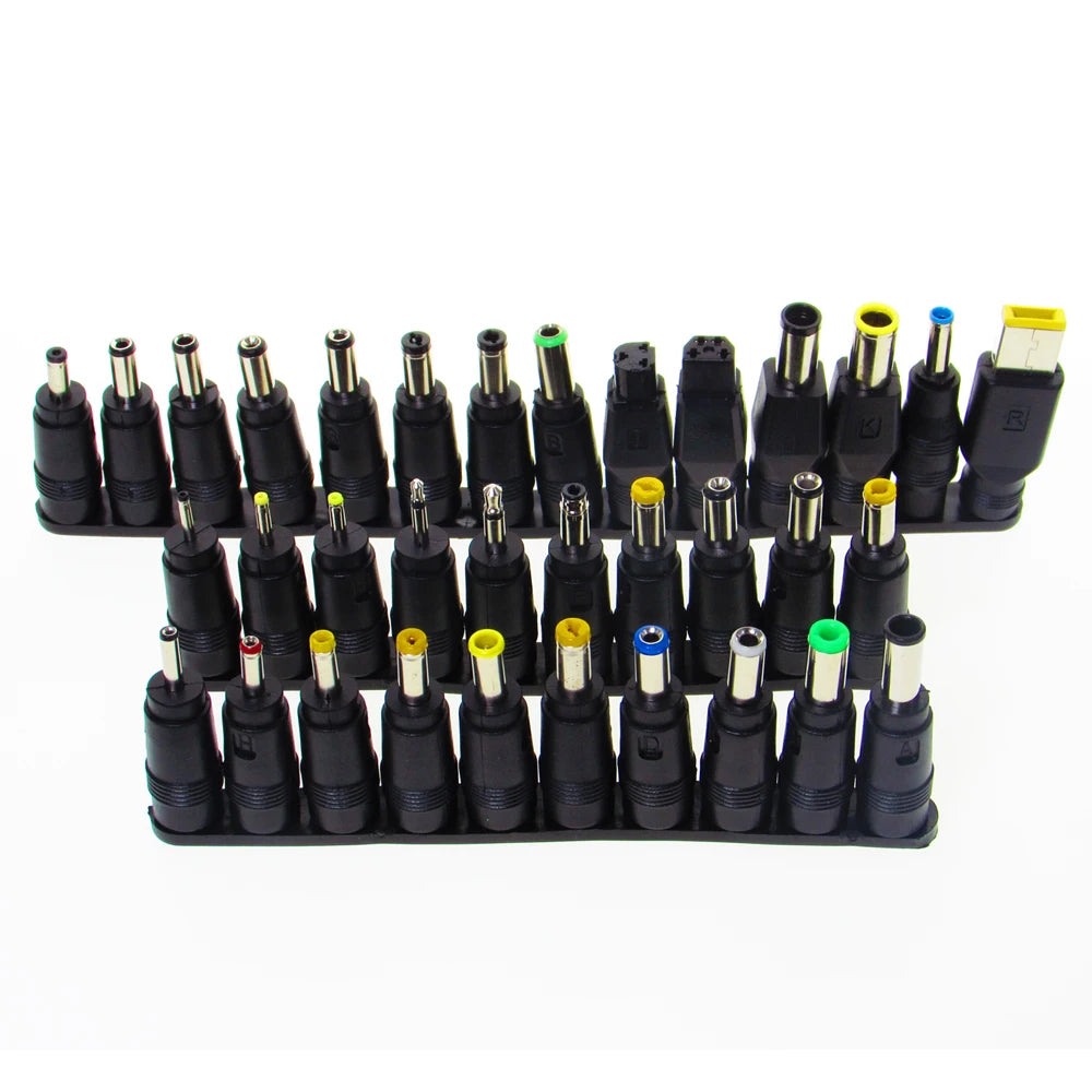 34PCS 8PCS Universal DC AC 5.5mmx2.1mm Power Adapter Tips Co