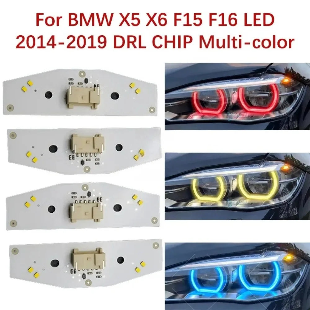 Headlight DRL Chip For BMW X5 X6 F15 F16 LED 2014-2019 Ballast Angel Eye Lemon Yellow Ice Blue Red Light for