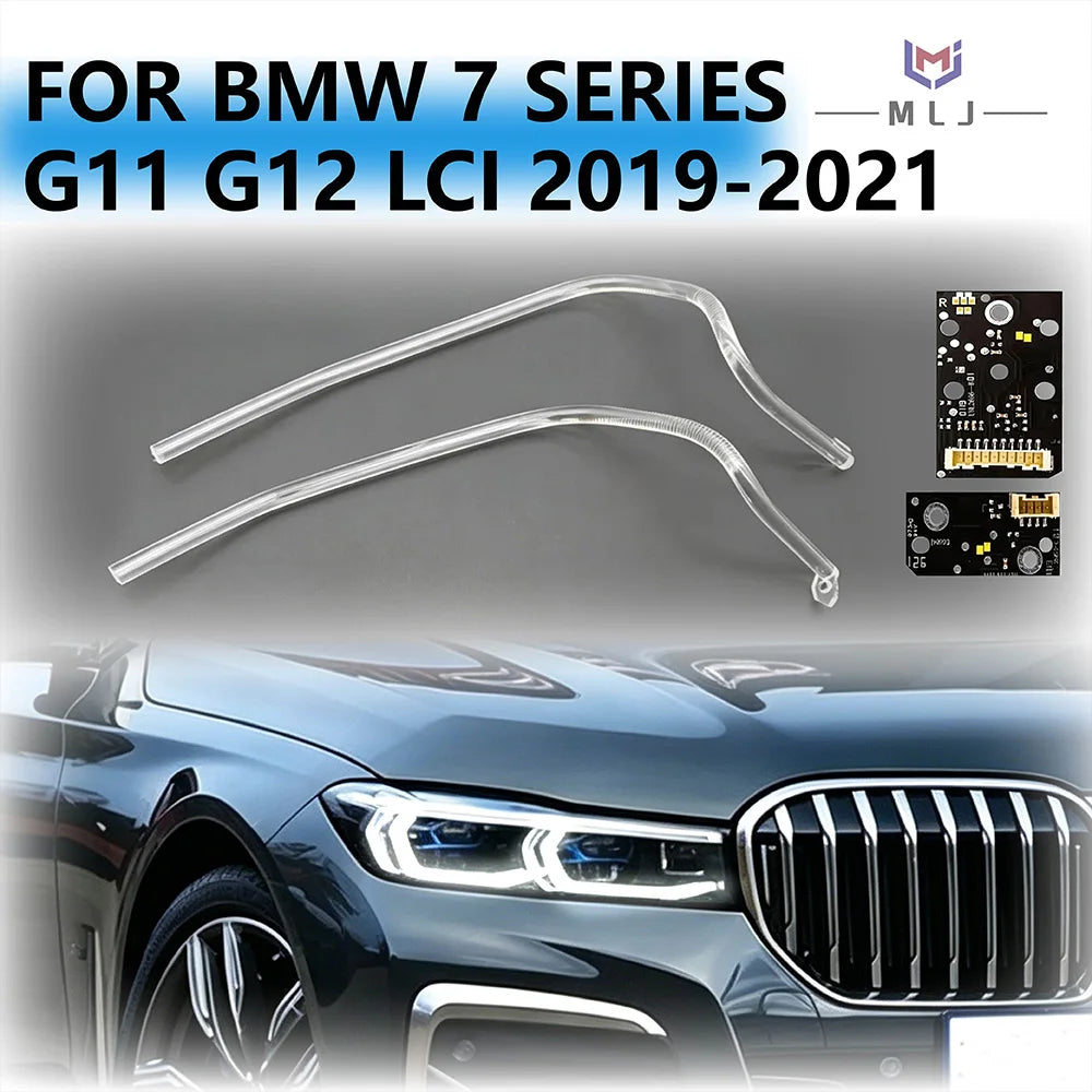 Headlight LED DRL Source Board Chips Light Guide Strip Tube Replacement Spare Parts for BMW G12 G11