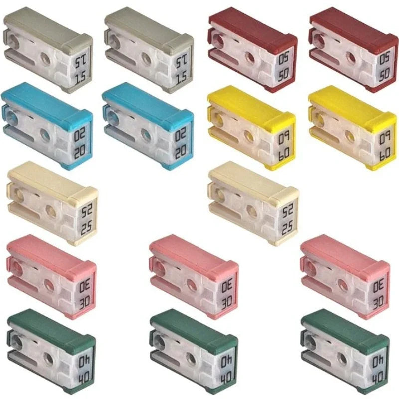 18pcs Car Fuses Assortment Kit Square Special Fuse Sleeve Ki