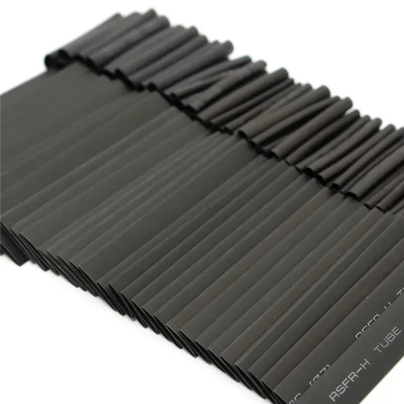 8 Meter/set Heat Shrink Tubing 1/2/3/4/5/6/8mm 2 1 Black Ins