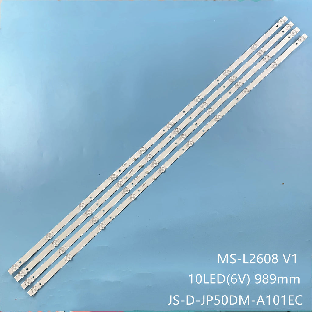 LED Backlight Strip for 4pcs 50LEM-1043\FTS2C D50-M30 K50DLJ10US JS-D-JP50DM-A101EC JS-D-JP50DM-B102EC
