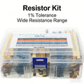 2600Pcs 130 Values Resistor Kit 1/4W Metal Film 1% 0.25W Ele