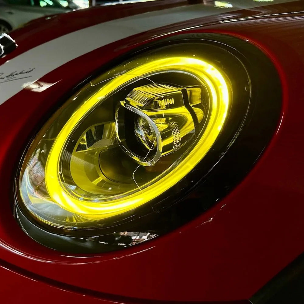 LED Headlight Daytime Running Light Refit Yellow Blue Red Angel Eyes DRL Superbright Daylight for MINI F54