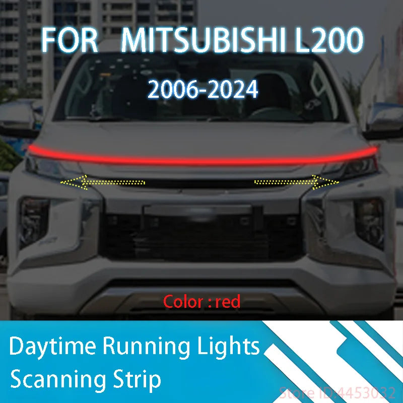 FOR Mitsubishi L200 2006-2024 New upgrade LED Daytime Runnin