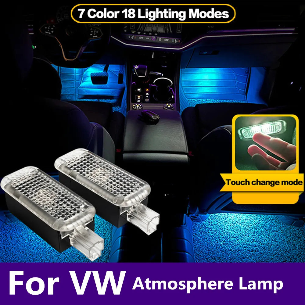 LED Car Footwell Light Interior Atmosphere Lamp Accessories 