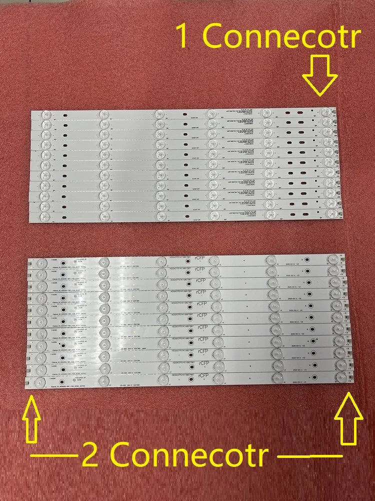 LED Backlight Strip for Kit 11pcs 6LED LED Backlight Strip For Hisense -50-HD500DU-B01-010-11X6-3030C-6S1P