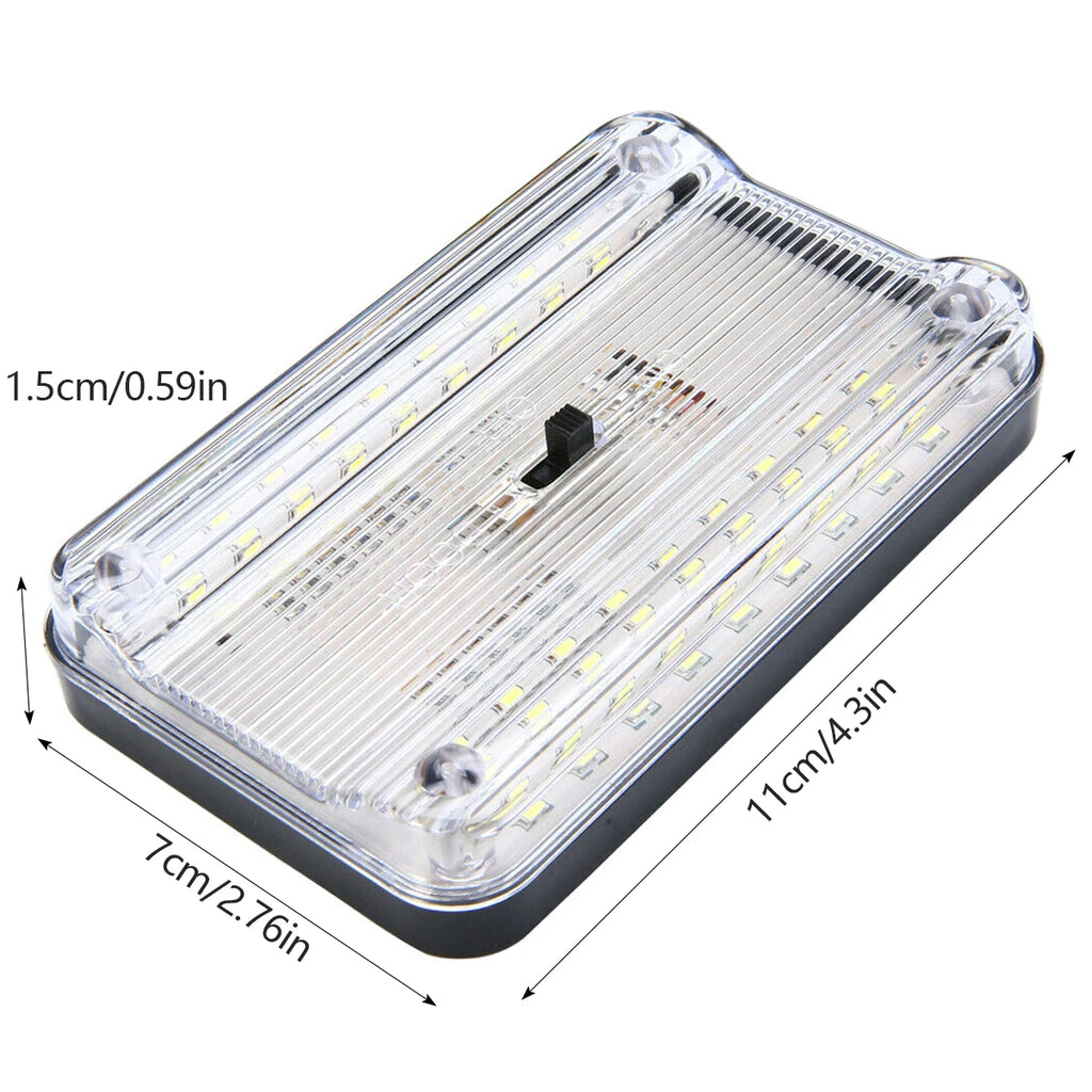 Car Interior Roof Lights 12V 36 LED Bulbs White Vehicle Ceil