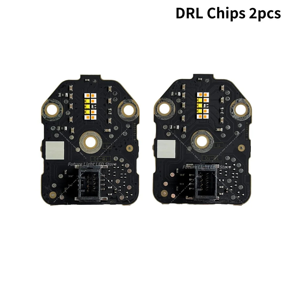 LED Headlight Tubes Daytime Running Lights Light Guide Plate Angel Eye Lightsource DRL Chips Boards for Volvo