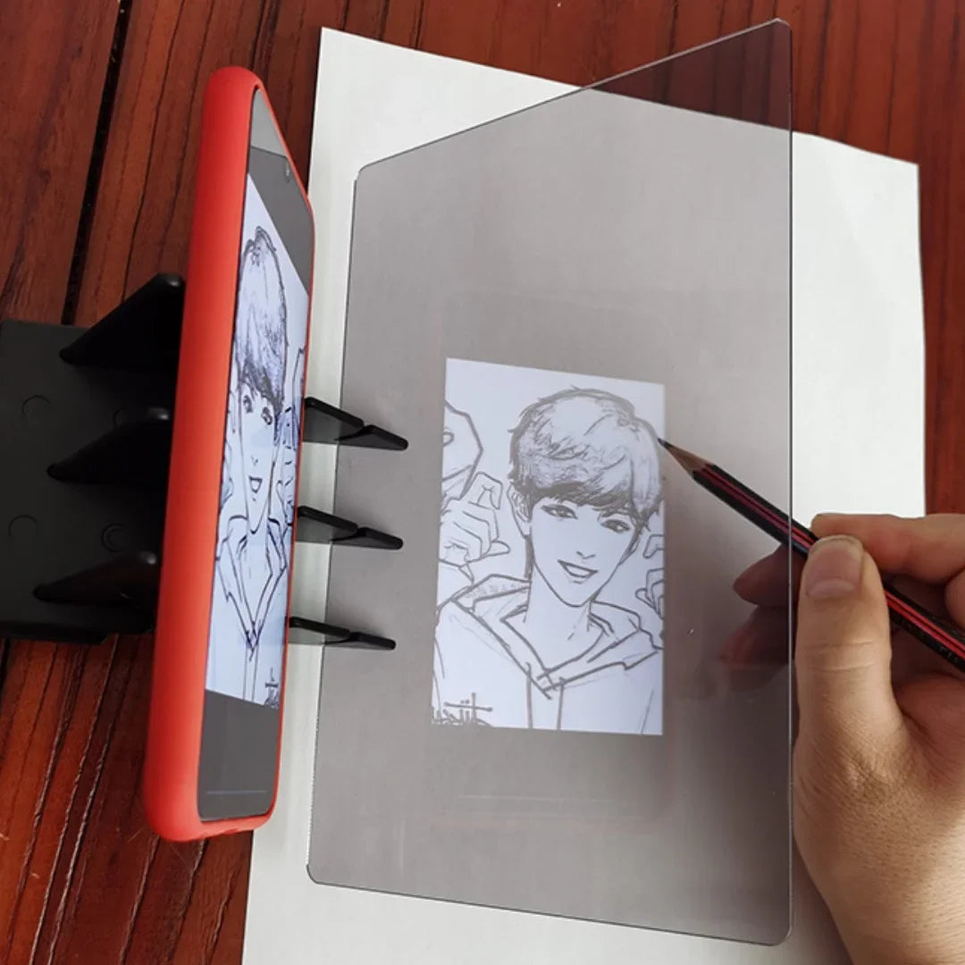Optical Clear Drawing Board Portable Optical Tracing Board I