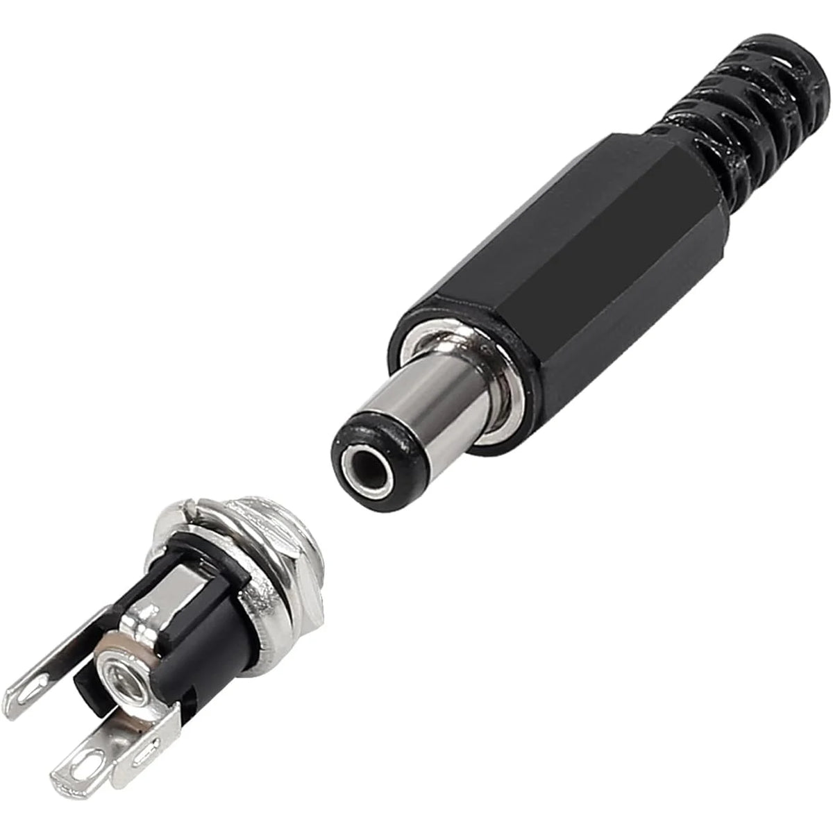 5SETS 5.5x2.1MM DC Power Plug Jack Female Panel Mount Connec