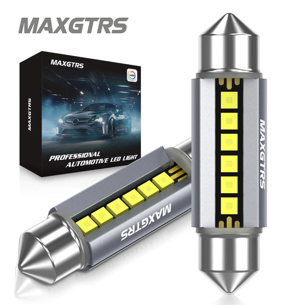 2x High Quality 31mm 36mm 41mm C5W C10W XBD LED CANBUS Car F