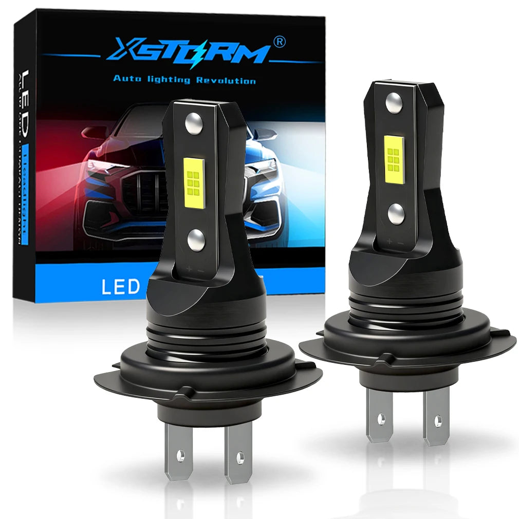 XSTORM H4 LED Headlights Canbus H7 LED Fog Headlights Bulbs 100w 30000LM 9005 H11 Car LED Lights Bulb Diode Lamps Turbo Lamp 12V