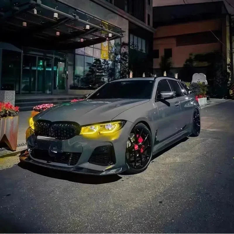 Angel Eyes Daytime Running Lights DRL For BMW 3 Series 2019 2020 2021 2022 Laser Headlight LED boards Chips