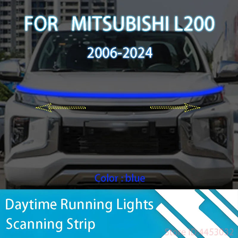 FOR Mitsubishi L200 2006-2024 New upgrade LED Daytime Runnin