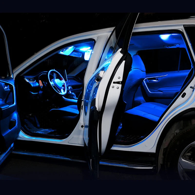 For Toyota RAV4 XA50 2019 2020 2021 2022 2023 2024 RAV 4 Hybrid 6PCS LED Car Interior Light Reading Bulbs Trunk Lamps Cab Lights