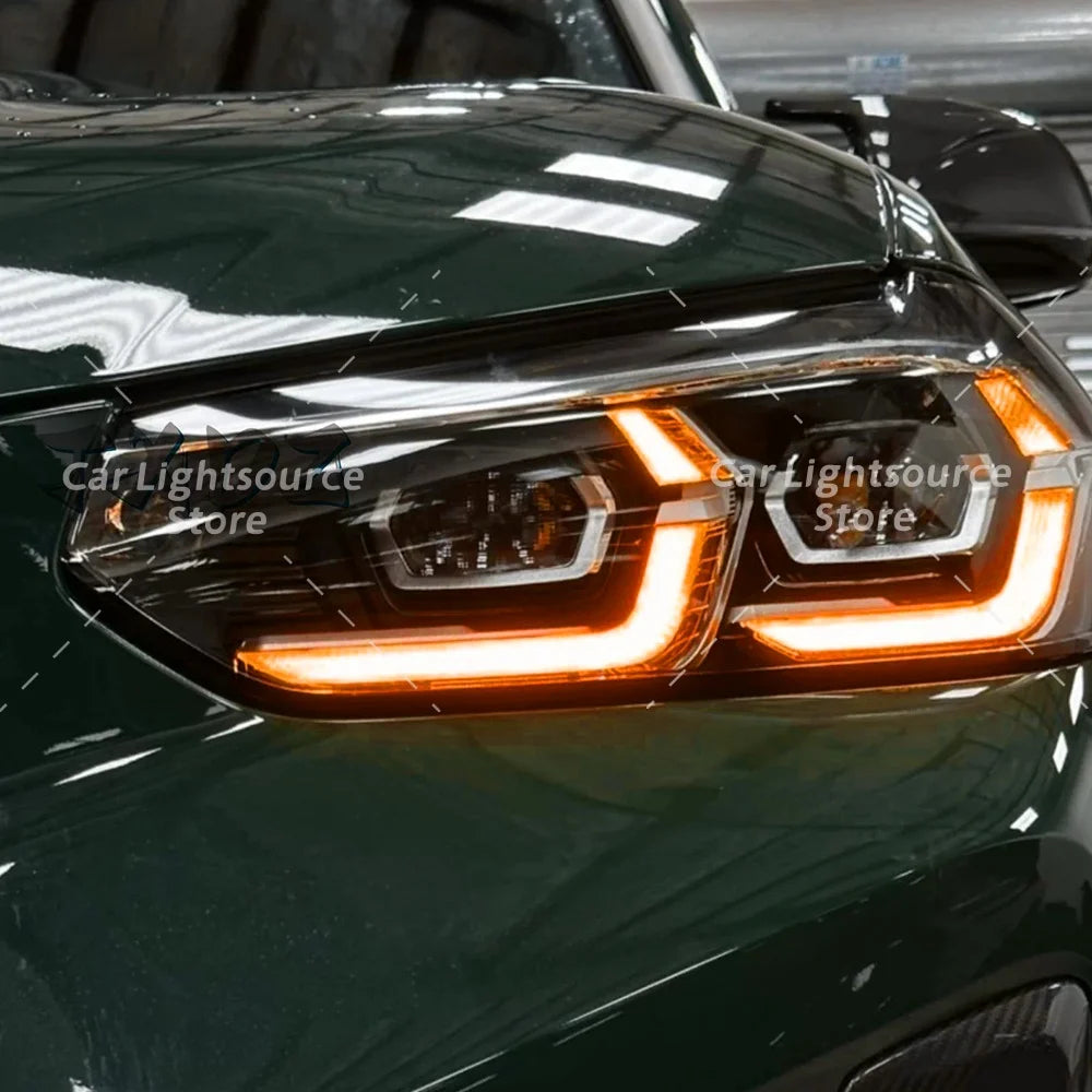Angel Eye DRL LED Boards For BMW X3 X3M G01 X4 X4M G02 F97 F98 LCI 2021-2024 Headlight Daytime Running Light