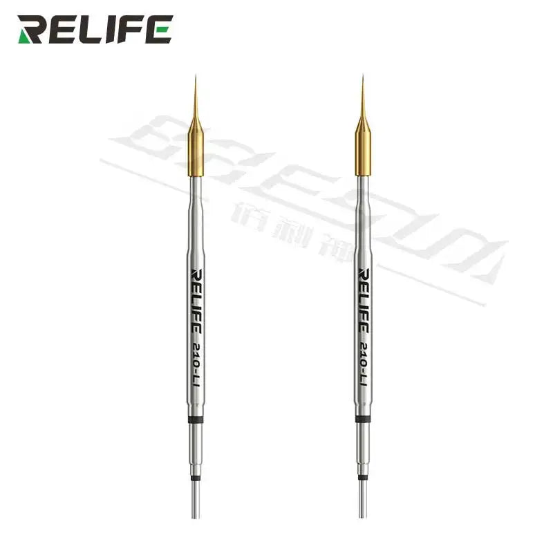 RELIFE 210-LI 0.1mm Ultra-Fine Soldering Iron Tip Special Pure Copper Fast Heating Welding Head Motherboard Flying Wire Repair
