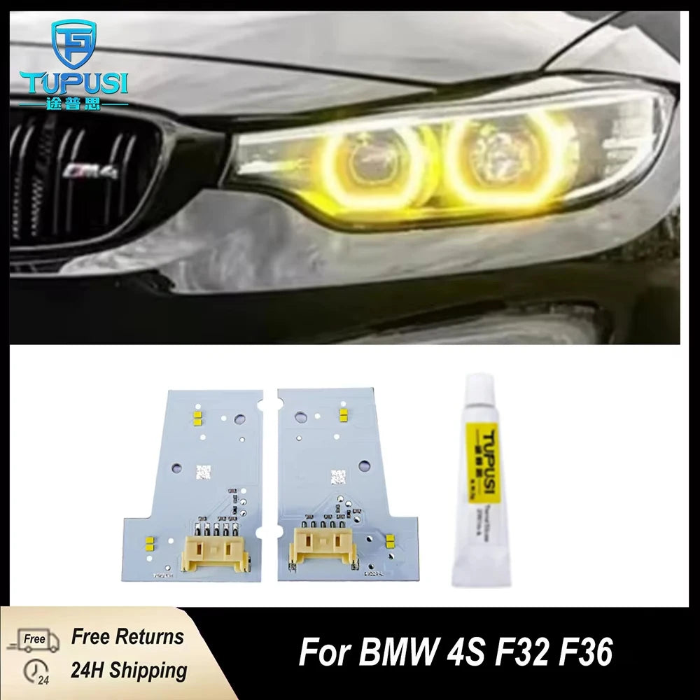 Angel Eyes LED Boards For BMW 4 Series M3 M4 F36 F32 F82 F80 F33 LCI 430i 440i 420i 2017-2020 Daytime Running