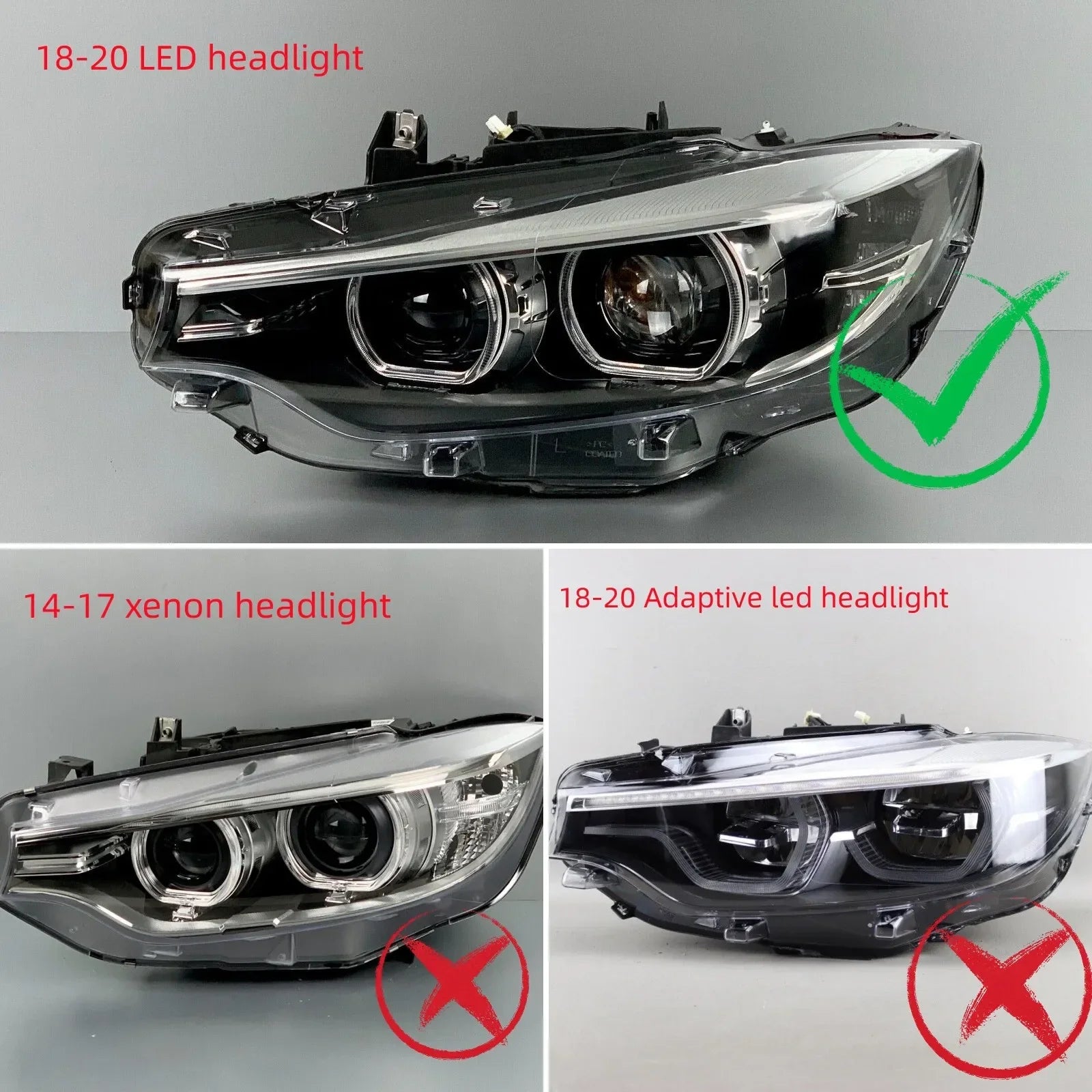 Angel Eyes LED Boards For BMW 4 Series M3 M4 F36 F32 F82 F80 F33 LCI 430i 440i 420i 2017-2020 Daytime Running
