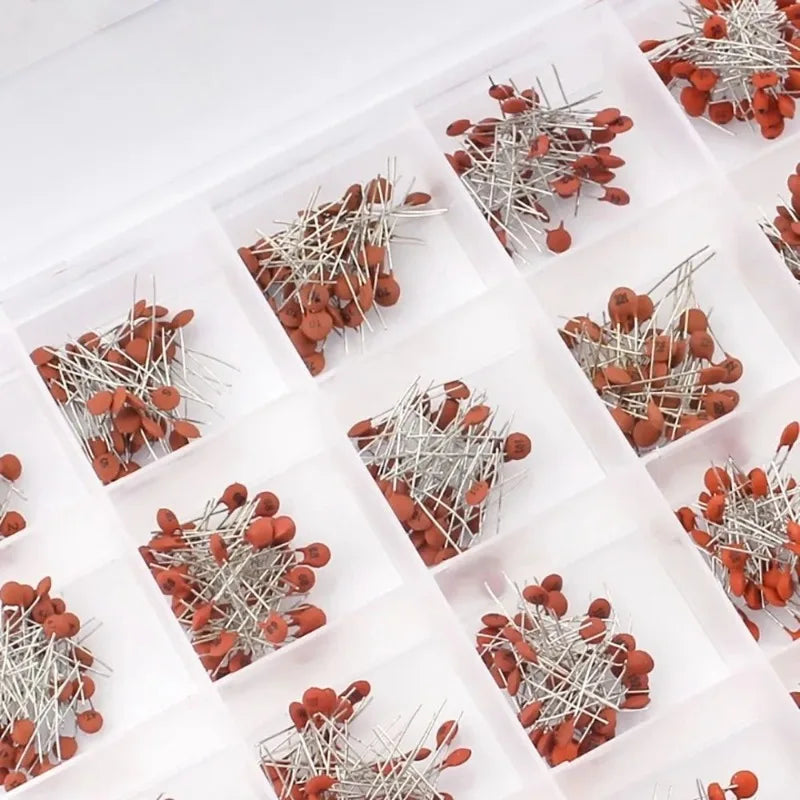 300/960PCS Ceramic Capacitor Kit 2pF-0.1uF Direct Insertion 