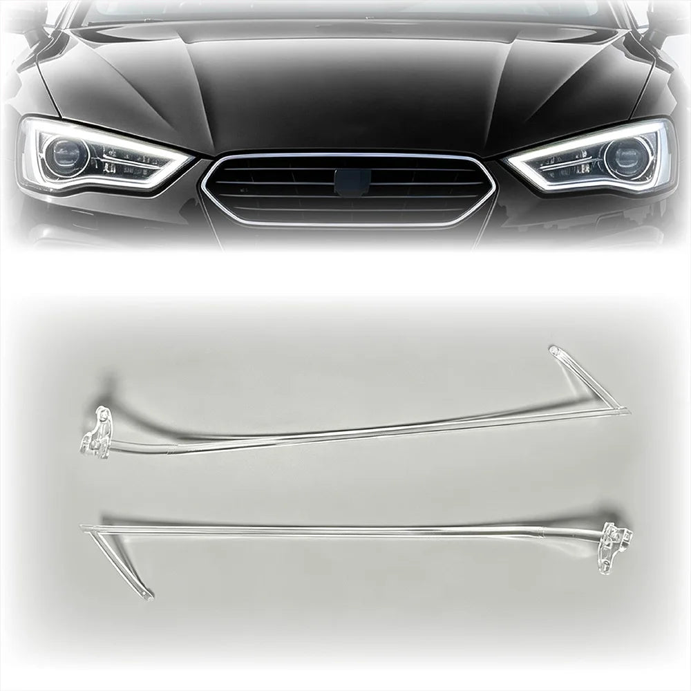 Angel Eyes LED DRL Light Guide Acrylic Tube Strips Daytime Running Light Replacement Headlamp for Audi A3