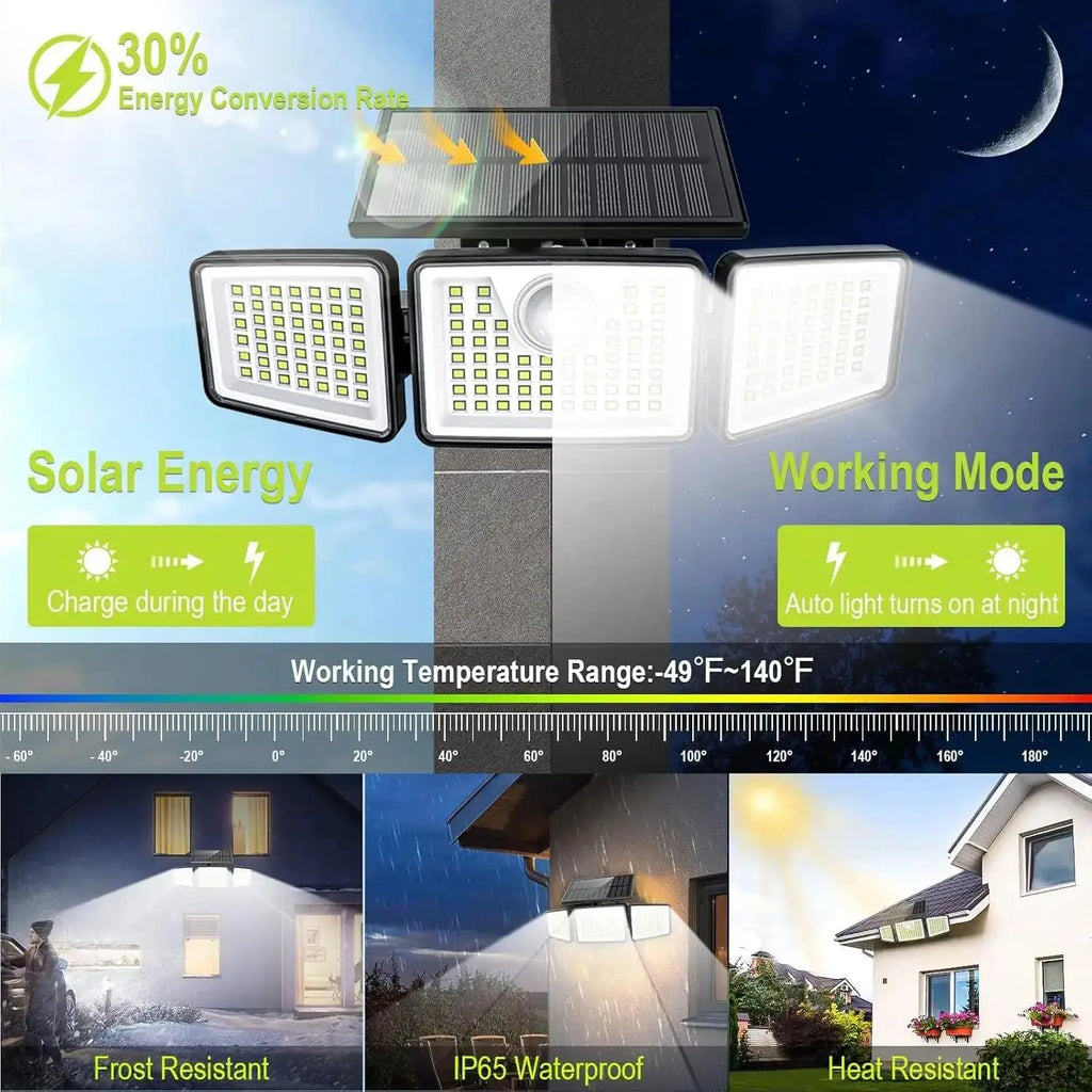 STAARICC Solar Lights Outdoor LED High Brightness Solar Moti