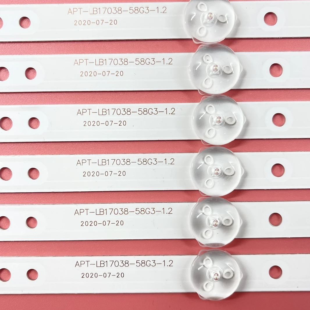 LED Backlight Strip forLâmpada for Skyworth 58'TV 58G2A 58G3 58K5D APT-LB17038-58G3-1.2 RDL580WY(TD0-002)
