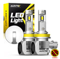 AUXITO 2x 100W H11 H8 H4 H7 LED Canbus No Error Turbo Headli