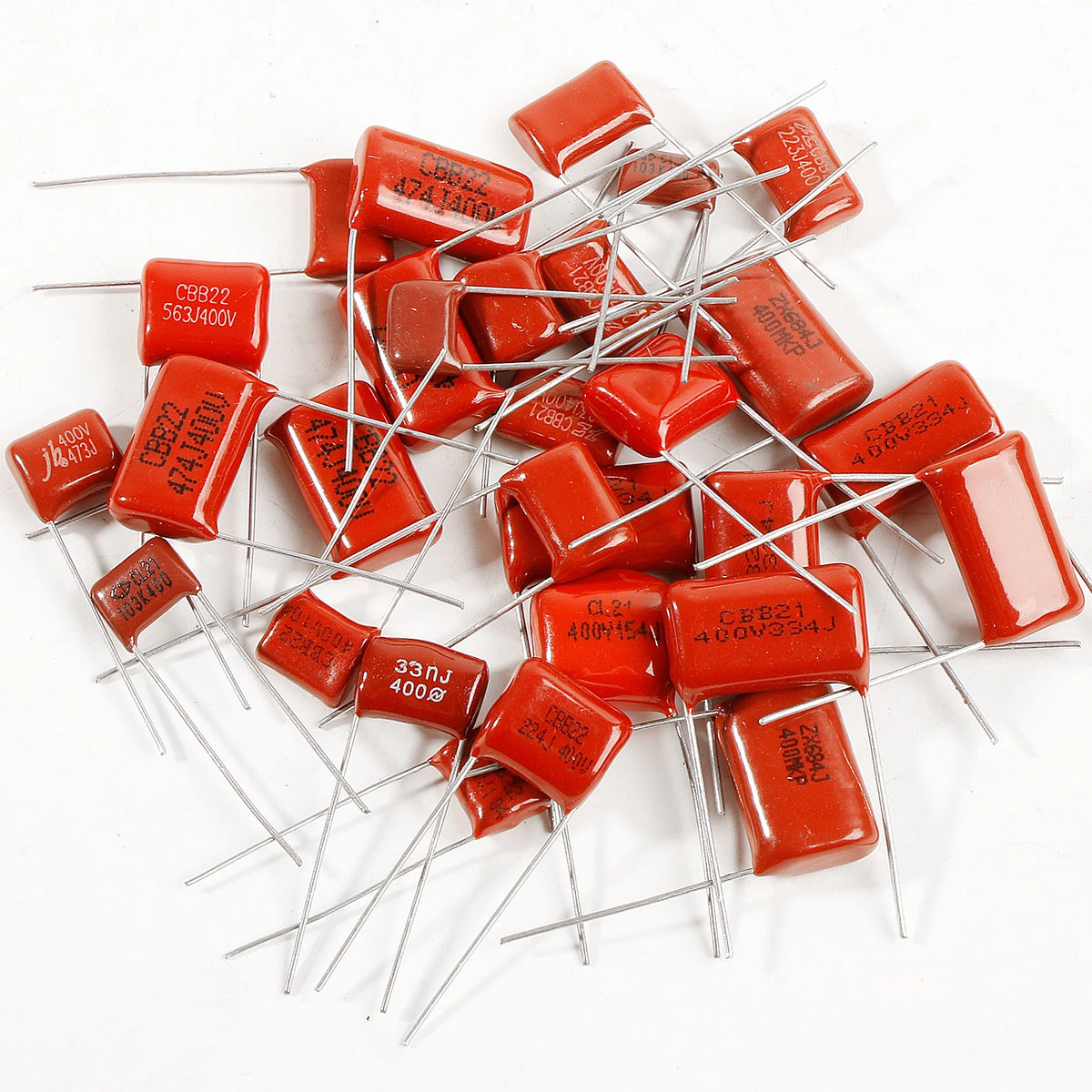 240pcs CBB Capacitor Assortment Kit Metallized Polypropylene