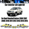 Canbus LED Interior Light Kit For Opel Vauxhall Antara 2006 2007 2008 2009 2010 2011 2012 2013 2014
