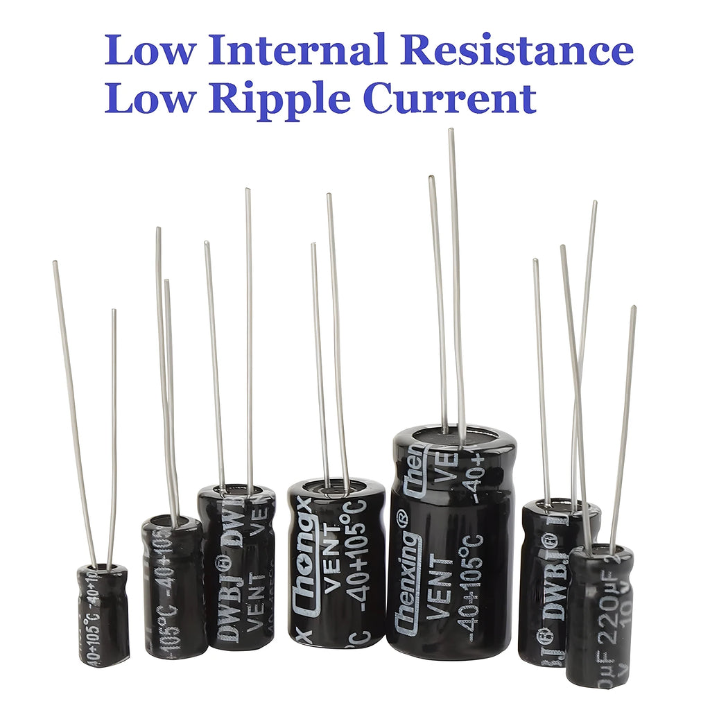 200pcs/lot Electrolytic Capacitor Assortment Kit - 15 Values