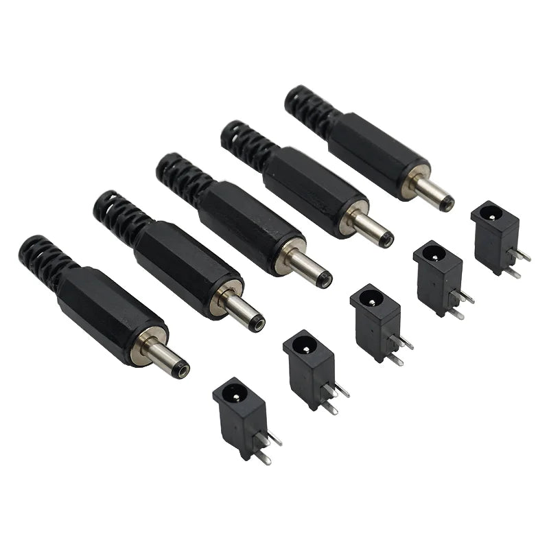 10pcs DC002 3.5x1.1mm 3.5x1.3mm DC Power Plug Jack DC-002 1A