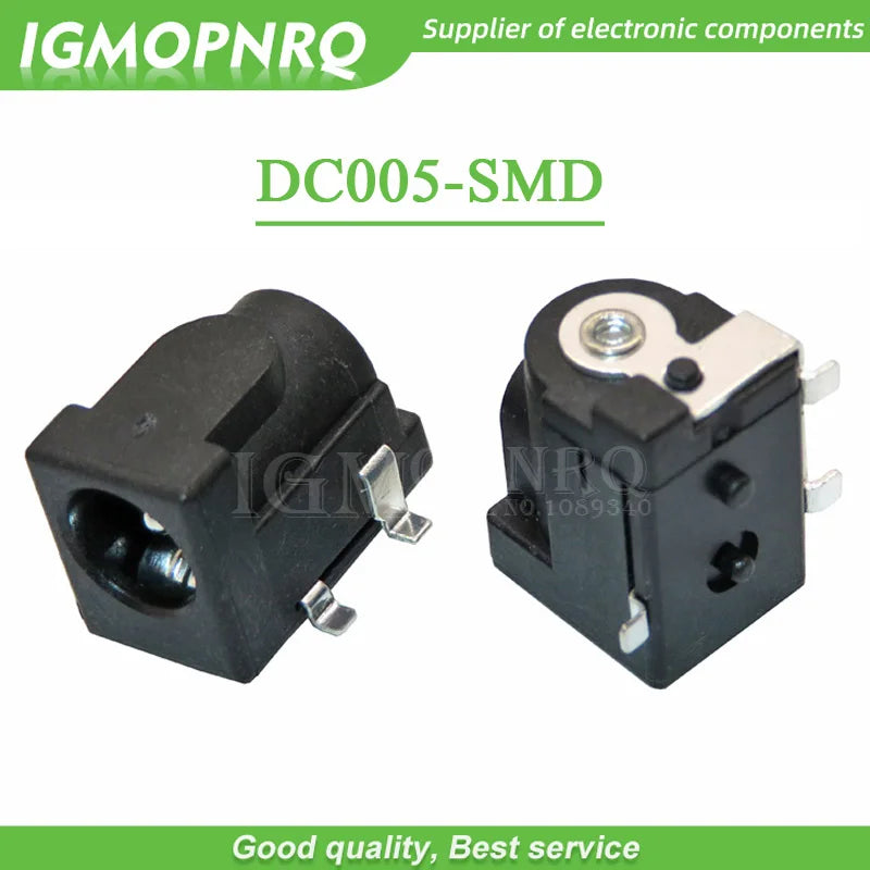 50PCS DC-050 SMD/DIP DC005 5.5 2.1mm DC Power Jack Connector