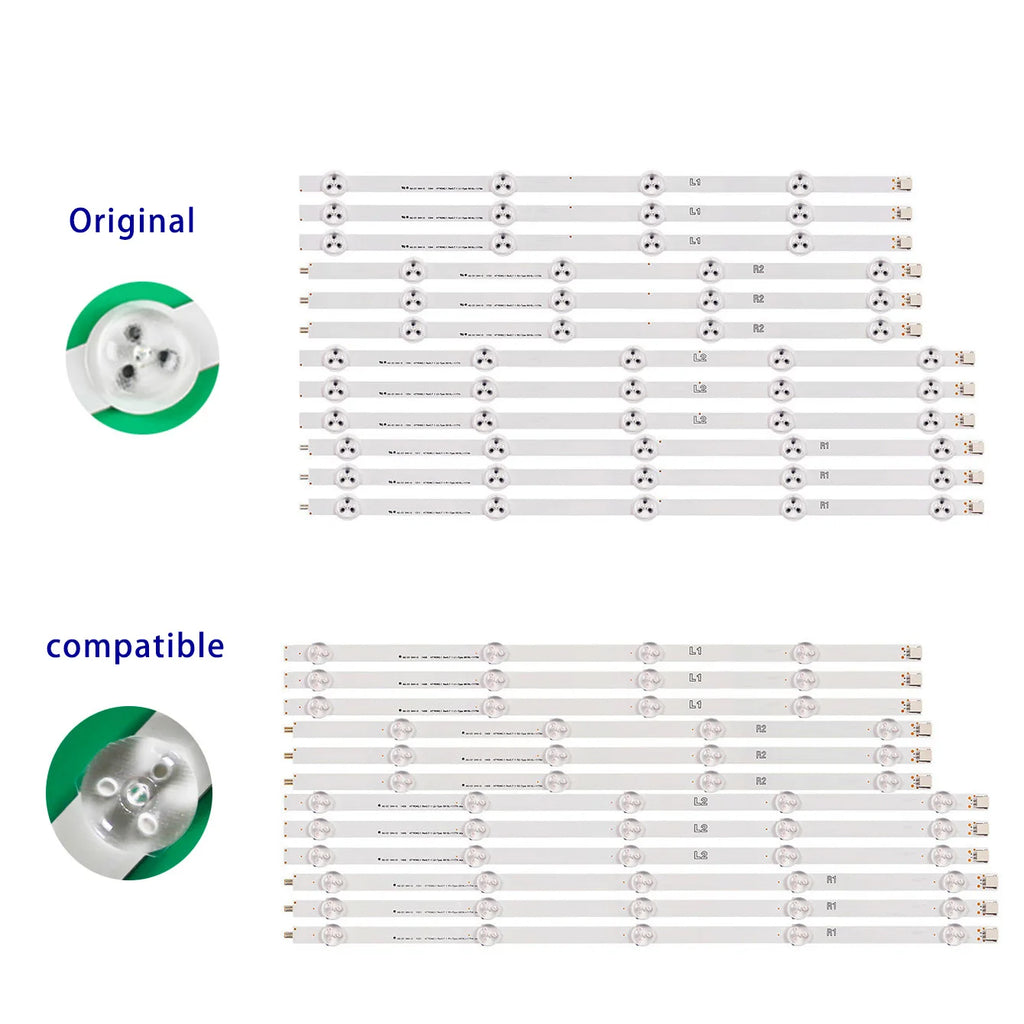 LED Backlight Strip for 120pcs/10set LED Backlight Strips for 47LN547V-ZD 47LA613S-ZA 47LA613V-ZA 47LA6130-ZB