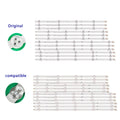 LED Backlight Strip for 120pcs/10set LED Backlight Strips for 47LN547V-ZD 47LA613S-ZA 47LA613V-ZA 47LA6130-ZB