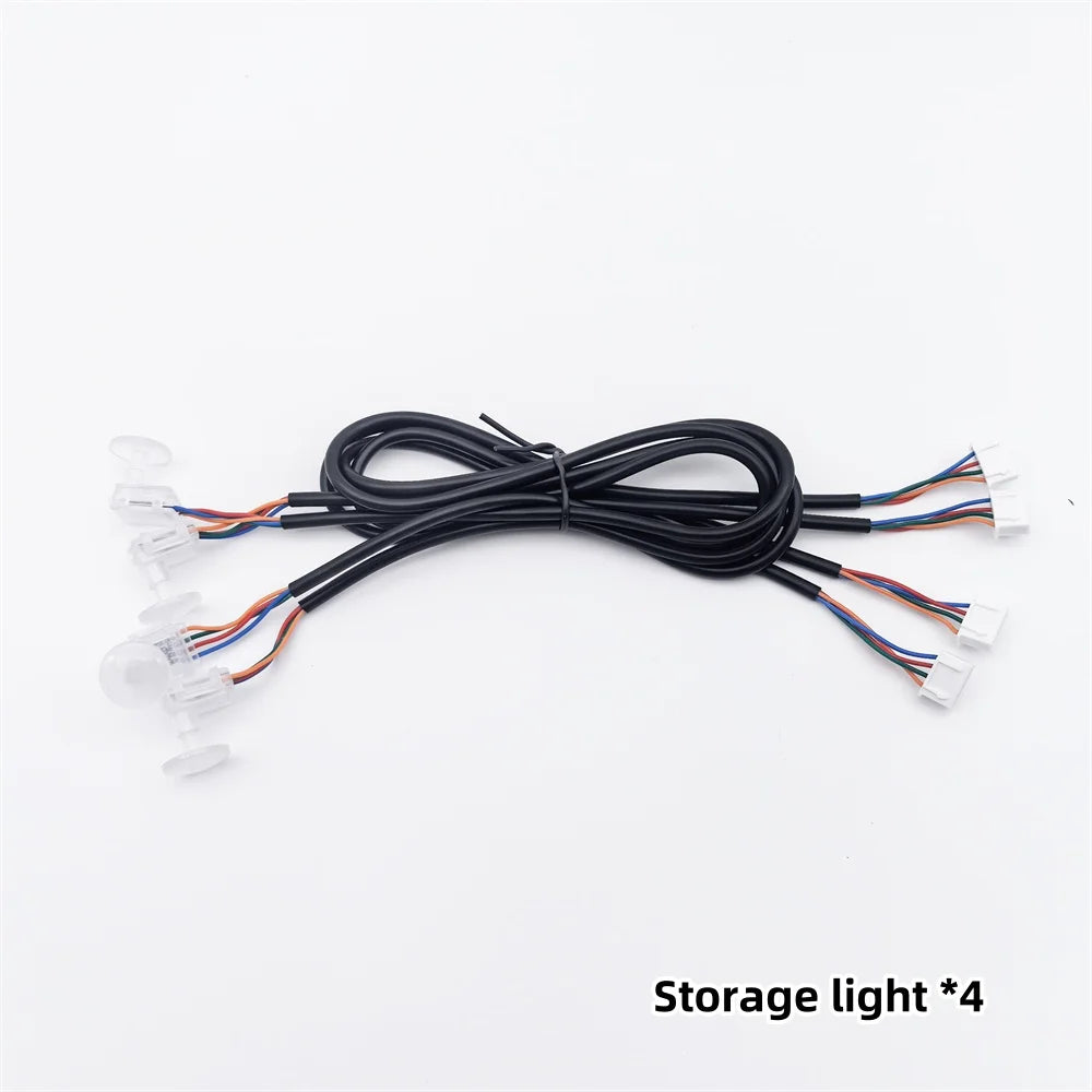 For Accessories For LED Symphony Car Interior Decoration Atmosphere Light RGB Acrylic Strip Additional Replacement 6/10/14/18in1