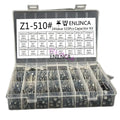 510Pcs/lot 0.1UF-1000UF 24Values Aluminum Electrolytic Capac